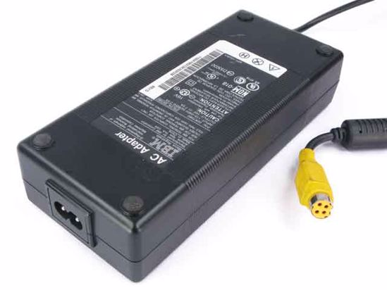 IBM Common Item (IBM) AC Adapter 13V-19V 16V 7.5A, 4-Pin DIN, 2-prong