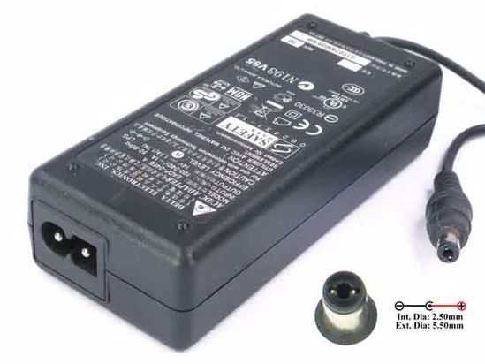 Delta Electronics EADP-24FB A AC Adapter 13V-19V 14V 1.7A 24W, Tip C, 2 prong