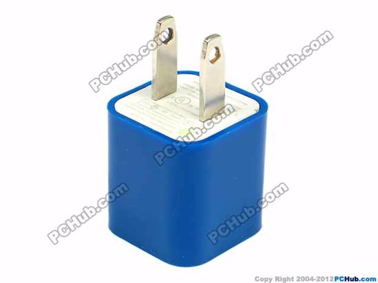 Gift For iPhone USB- AC Power A1265, US Plug, Blue