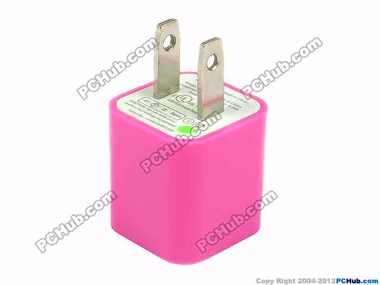 Gift For iPhone USB- AC Power A1265, US Plug, Pink