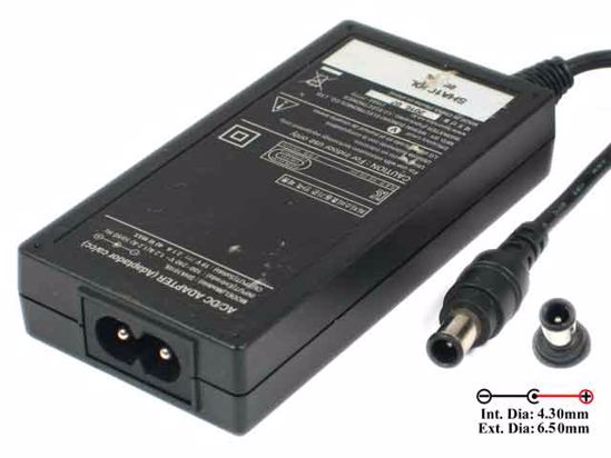 Other Brands SHA1010L AC Adapter- Laptop 19V 2.1A, (4.3/6.5mm), 2-Prong