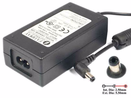 I.T.E Power Supply VAN40B-12B AC Adapter- Laptop 12V 3A, 5.5/2.5mm, 2-Prong