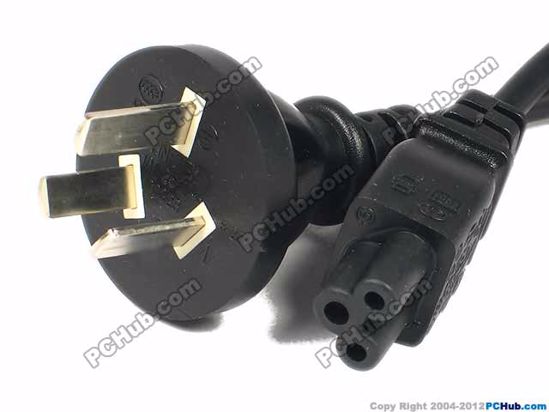 ACP Australian Power Cord 3 Wire 1m, 3-pin Australian/Chinese Plug with 3-pin Plug