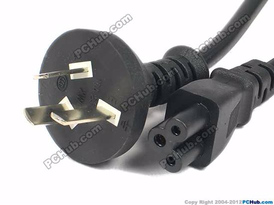 ACP Australian Power Cord 3 Wire 1.4mm, 3-pin Australian/Chinese Plug with 3-pin Pl