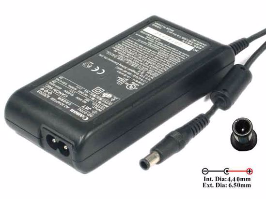 Canon AD-370U AC Adapter 13V-19V 16V 2A, Pin in the middle, 2-prong