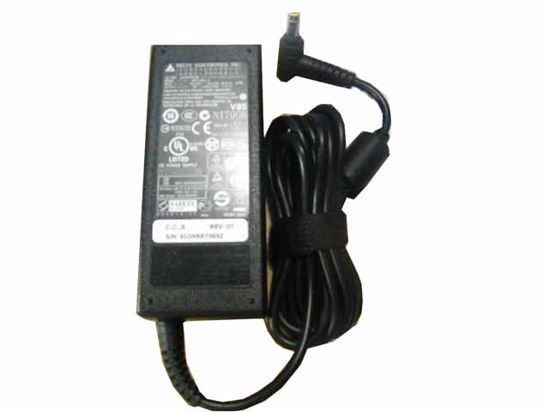 Delta Electronics ADP-65MH BA AC Adapter- Laptop 19V 3.42A, 5.5/1.7mm, 3-Prong, NEW