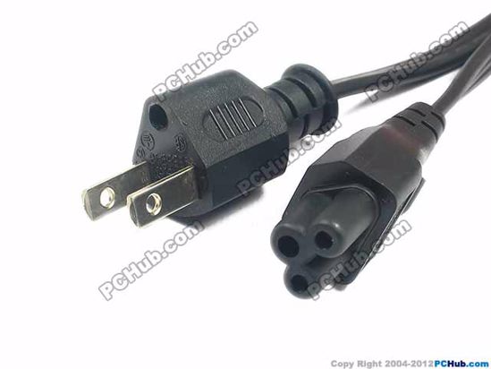 ACP US Plug Power Cord 3 Wire 3 wire -C5 Connector (Mickey Mouse), 1.6M