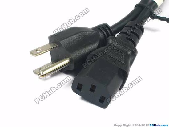 ACP US Plug Power Cord IEC C13 Length: Approx.48cm