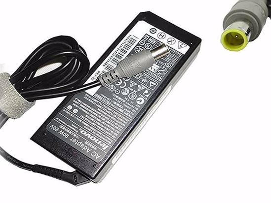 IBM Thinkpad T60 Series AC Adapter NEW Original 20V 4.5A, 7.9/5.5mm With Pin, 3-Prong, N