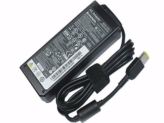 Lenovo ThinkPad X1 Carbon AC Adapter NEW Original 20V 4.5A, Rectangular Tip, 3 Prong, Ne