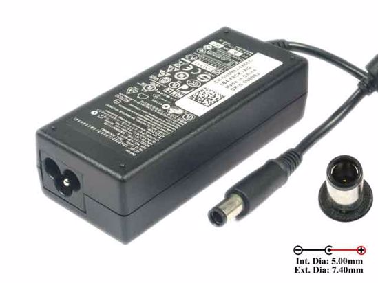 Dell Common Item (Dell) AC Adapter NEW Original 19.5V 3.34A, 7.4/5.0mm With Pin, 3-Prong