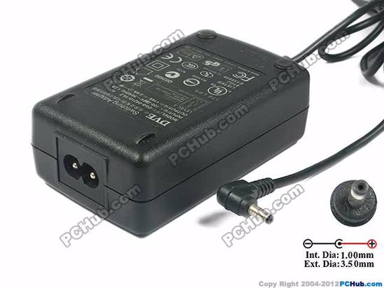 DVE DSA-0421S-14 AC Adapter 13V-19V 16V 2.6A,3.5/1.0mm, 2-Prong