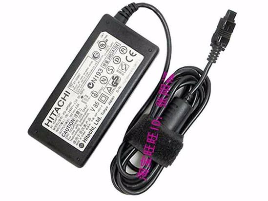 Hitachi Common Item (Hitachi) AC Adapter- Laptop 16V 2.8A,,3-Hole, 2-Prong