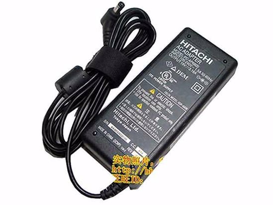 Hitachi Common Item (Hitachi) AC Adapter- Laptop 19V 3.16A, 5.5/2.5mm, 2-Prong, NEW