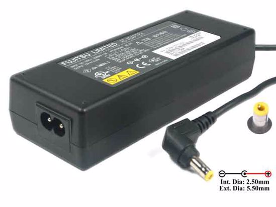 Fujitsu Common Item (Fujitsu / Fujitsu Siemens) AC Adapter NEW Original 19V 6.32A, 5.5/2