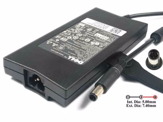 Dell Common Item (Dell) AC Adapter NEW Original 19.5V 4.62A, 7.4/5.0mm With Pin, 3-Prong