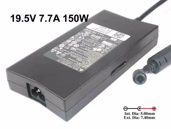 Dell Alienware M14x AC Adapter NEW Original 19.5V 7.7A, Barrel 7.4/5.0mm With Pin, 3-Pro