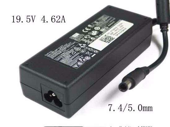 Dell Latitude E5400 AC Adapter NEW Original 19.5V 4.62A 90W, Barrel 7.4/5.0mm With Pin,