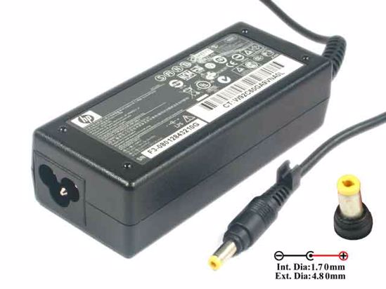 Compaq Presario CQ50 Series AC Adapter NEW Original 18.5V 3.5A, 4.8/1.7mm, 3-Prong, New