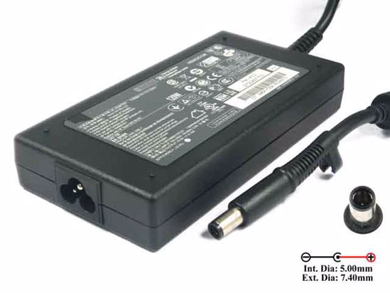 HP EliteBook 8560w Series AC Adapter NEW Original 19.5V 6.15A, 7.4/5.0mm, 3-Prong, New