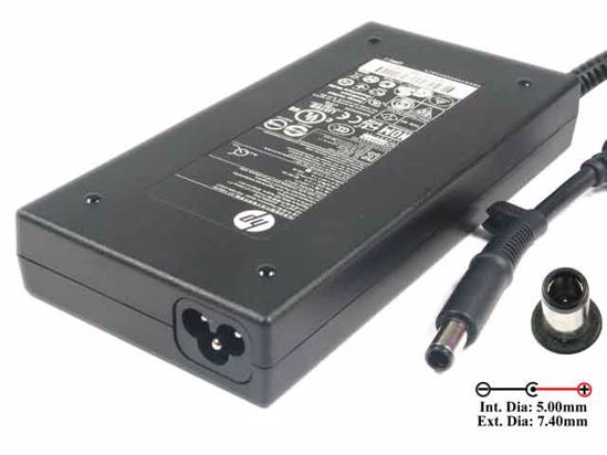 HP EliteBook 8560w Series AC Adapter NEW Original 19.5V 7.7A, 7.4/5.0mm With Pin, 3-Pron