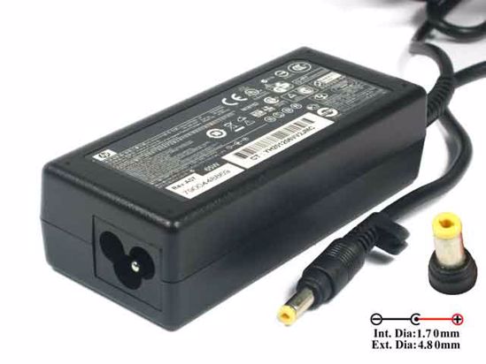 HP Pavilion dv8000 Series AC Adapter NEW Original 18.5V 3.5A, 4.8/1.7mm, 3-Prong, New