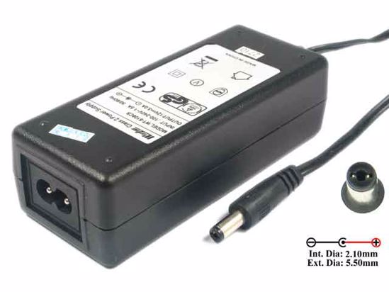 ACP OEM Power AC Adapter Compatible 12V 3A, 5.5/2.1mm, 2-Prong, New