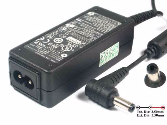 Delta Electronics ADP-40PH AD AC Adapter NEW Original 19V 2.1A, 5.5/2.5mm 12mm, 2-Prong