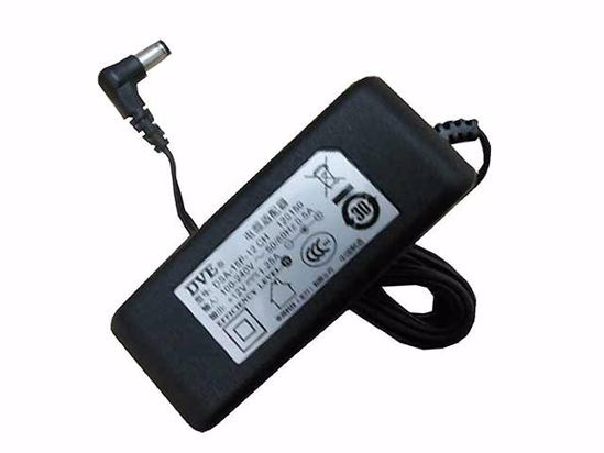 DVE DSA-15P-12 AC Adapter NEW Original 12V 1.25A, 5.5/2.1mm, CH 2-Pin