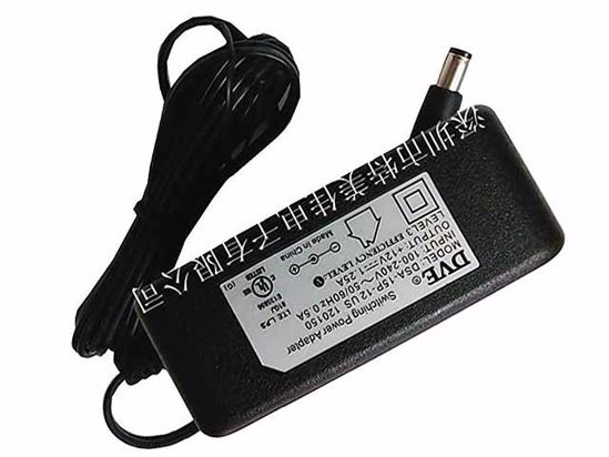 DVE DSA-15P-12 AC Adapter NEW Original 12V 1.25A, 5.5/2.1mm, US 2-Pin