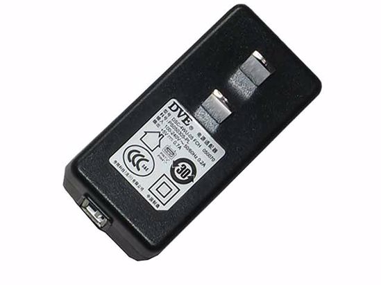 DVE DSC-4WU-05 AC Adapter NEW Original 5V 0.7A 3.5W, USB,US 2-Pin