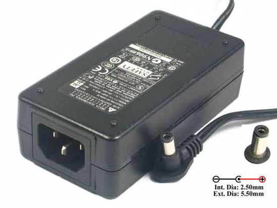 Cisco 341-0206-02 AC Adapter- Laptop 48V 0.375A, Barrel 5.5/2.5mm, IEC C14