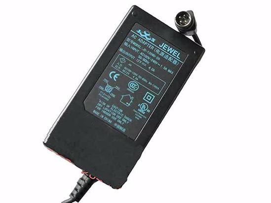 Jewel JS-12040-2A AC Adapter NEW Original 12V 4.0A, 4-Pin DIN, C14, New