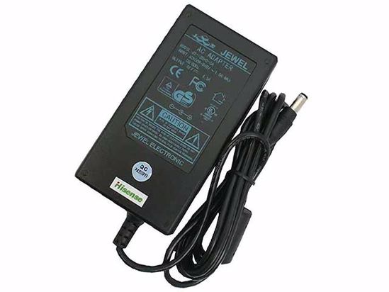 Jewel JS-12045-3A AC Adapter NEW Original 12V 4.5A,5.5/2.1mm, C14, New