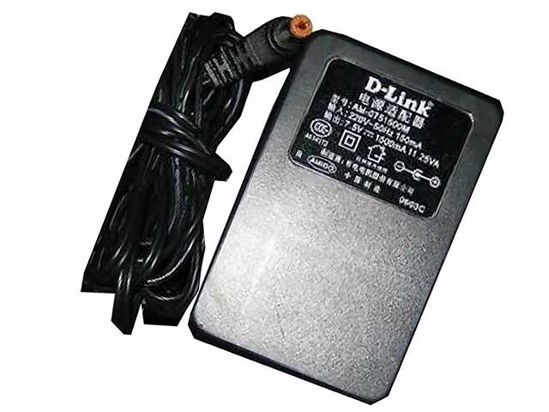 D-Link AM-0751500M AC Adapter NEW Original 7.5V 1.5A, 5.5x2.1mm, US 2-Pin, New