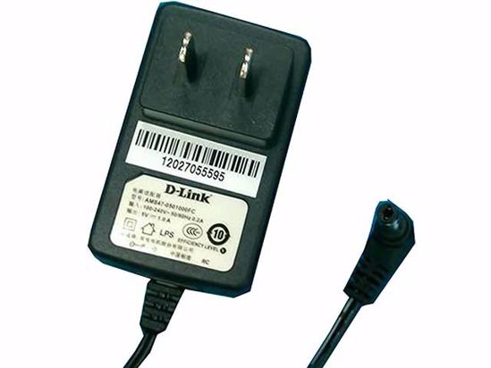 D-Link AMS47-0501000FC AC Adapter NEW Original 5V 1A, 5.5/2.1mm, US 2-Pin, New