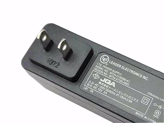 LEI / Leader MT24-2120200-A1 AC Adapter NEW Original 12V 2A, 3.5x1.35mm, US 2-Pin, New