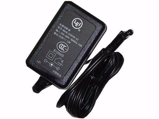 LEI / Leader MU18-2120150-A2 AC Adapter NEW Original 12V 1.5A, 5.5x2.5mm, US 2-Pin, New