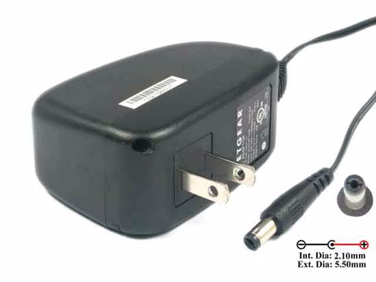 NETGEAR P030WF120B AC Adapter NEW Original 12V 2.5A, 5.5/2.1mm, US 2-Pin, New