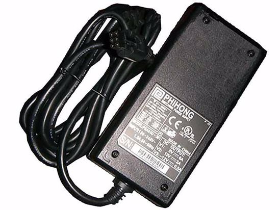 ASTEC DPT52-M AC Adapter NEW Original 12V2A,5V8A,-12V2A,5-P,P1=12V,P3 5=5V,P4=-12V,C14,