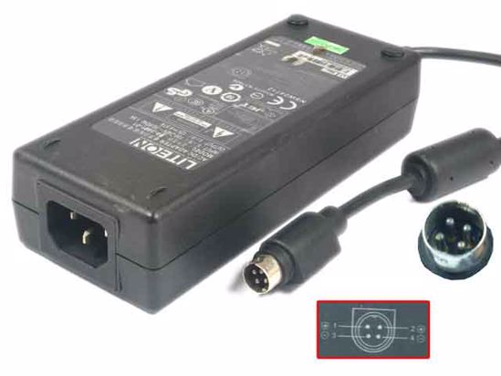 LITE-ON PA-1081-01 AC Adapter- Laptop 12V 6.67A, 4-Pin P1 4=V