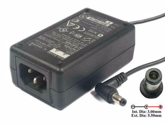 Cisco 1465-06878-001 AC Adapter 13V-19V 19V 1A, 5.5/3.0mm, C14