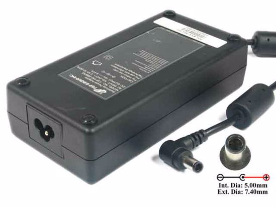 FSP Group Inc FSP180-RBBN2 AC Adapter- Laptop 19V 9.47A, 7.4/5.0mm w/o Pin, 3-Prong