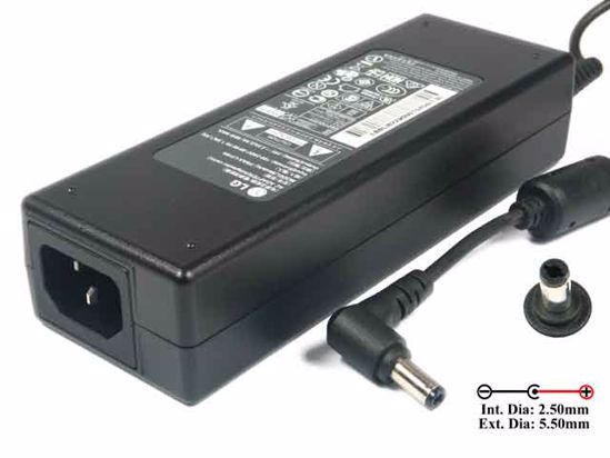 LG PSAA-L010A AC Adapter NEW Original 24V 2.5A, 5.5/2.5mm, C14, New