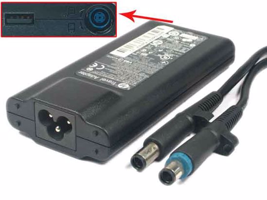 HP Common Item (HP) AC Adapter NEW Original 19.5V 3.33A, With Pin, USB Port, 3-Prong, Ne