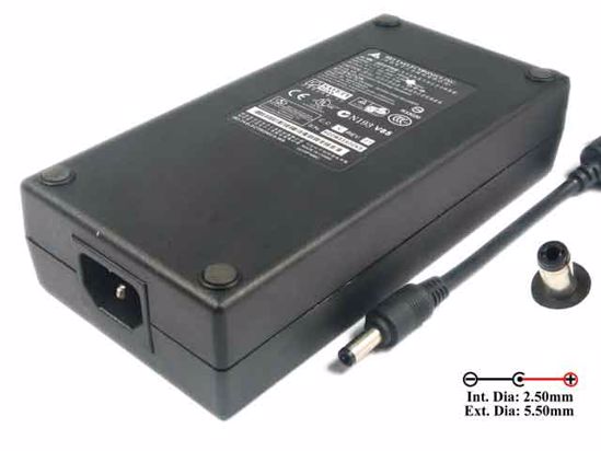 Delta Electronics ADP-180HB AC Adapter NEW Original 19V 9.5A, 5.5/2.5mm, C14, New