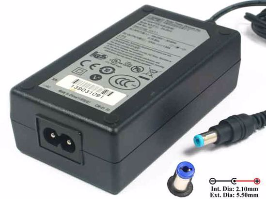 APD / Asian Power Devices DA-20J12 AC Adapter NEW Original 12V 1.66A, Barrel 5.5/2.1mm,