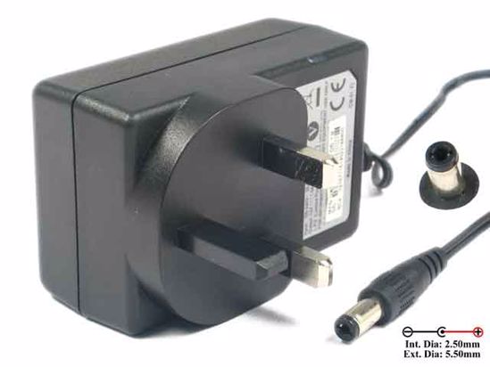 APD / Asian Power Devices WA-18G12K AC Adapter NEW Original 12V 1.5A, 5.5/2.5mm, UK 3-Pi