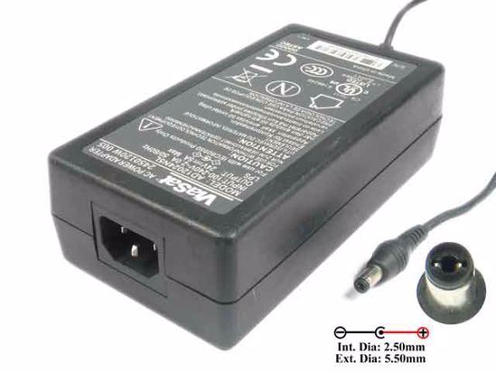 ViaSat AD12024N5L AC Adapter 20V Above 24V 5A, 5.5/2.5mm, C14