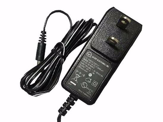 LEI / Leader MU12-2120100-A1 AC Adapter NEW Original 12V 1A, 5.5/2.1mm, US 2-Pin Plug, N